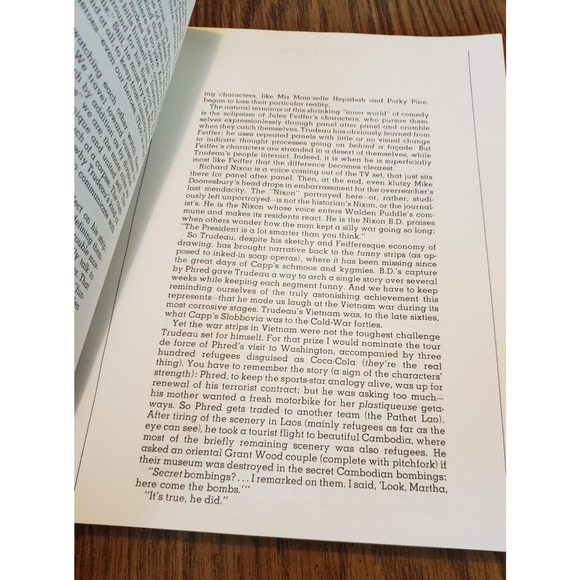 Doonesbury Chronicles Newspaper Comic Strip Paperback By Trudeau, Garry B. - Picture 4 of 7